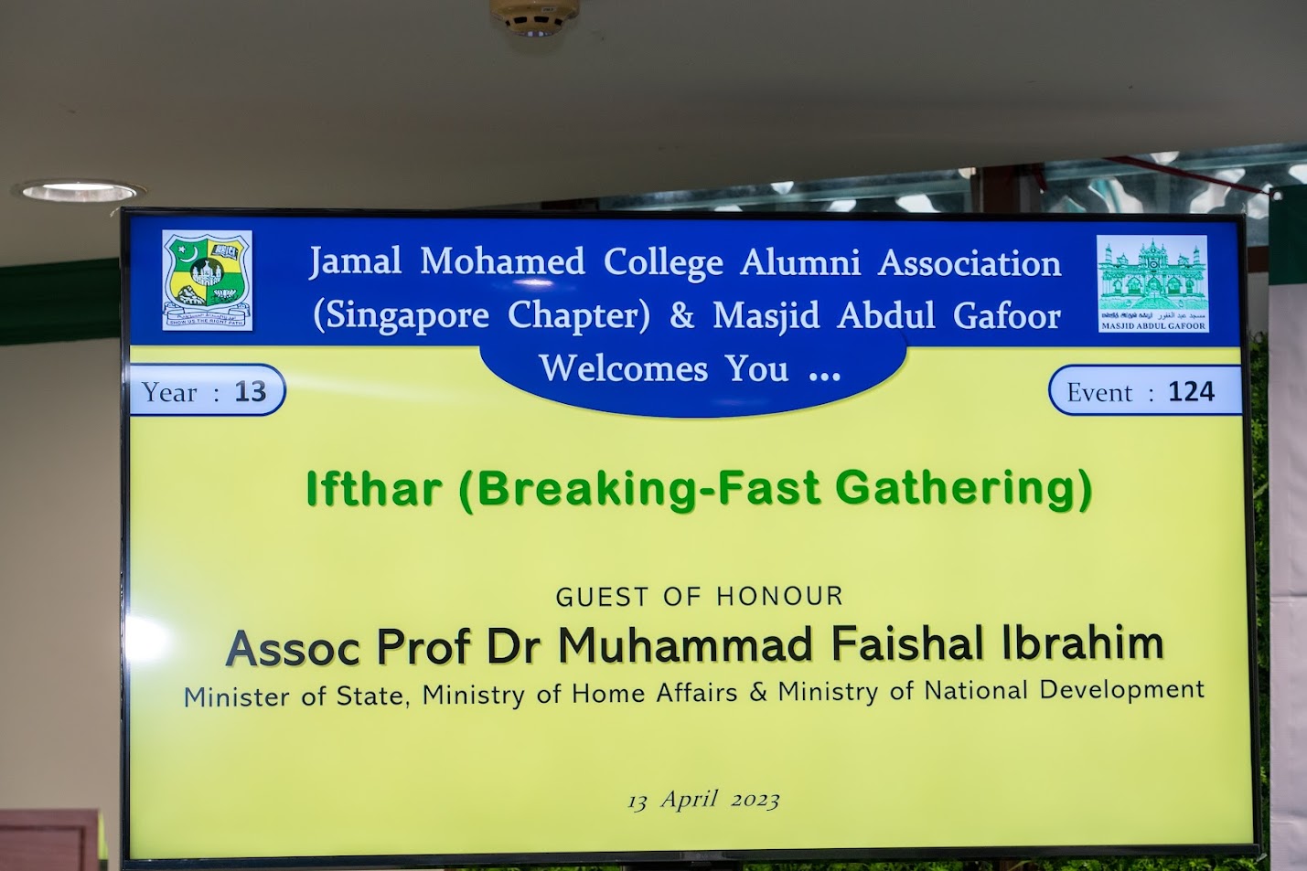 Ifthar (Breaking-Fast) and Racial Harmony Event – 13 Apr 2023